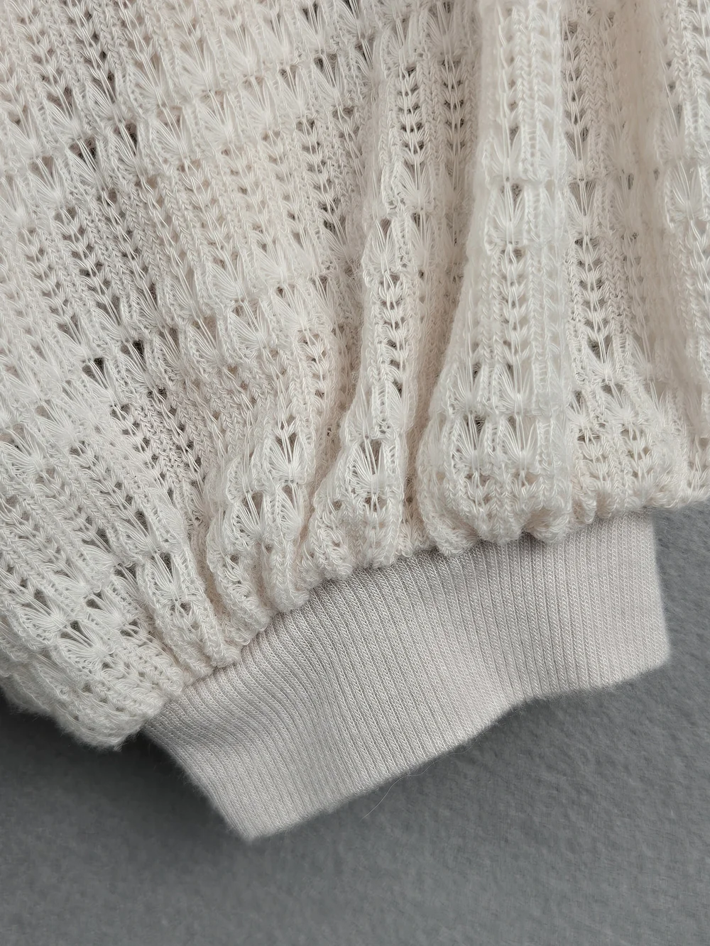 Free People Boat Neck Knit Pullover Top Beige S